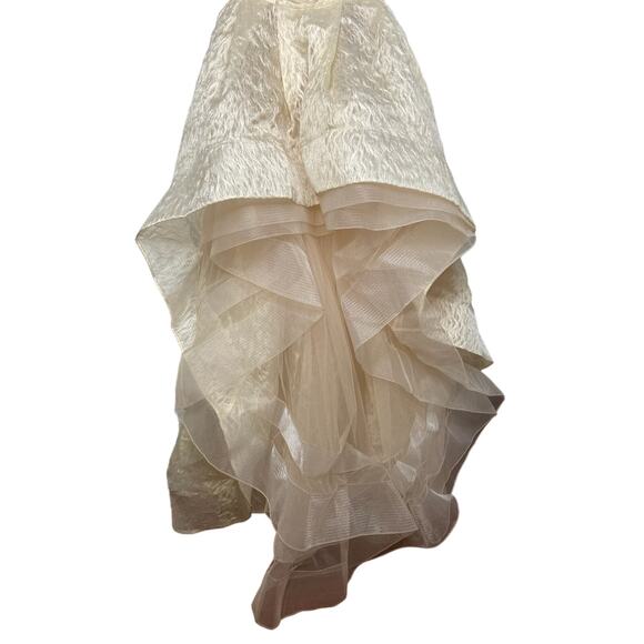 Bronx and Banco Tiara Pleated Two Piece Set Gown Bridal Formal Princess Fairy XS - Picture 9 of 13